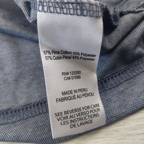 Travis Mathew Polo Shirt Mens XL Gray Short Sleeve Golf Logo Two Tone NWT - Picture 8 of 10